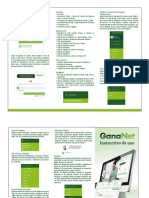 PDF Servicios Gananet Instructivo de Uso