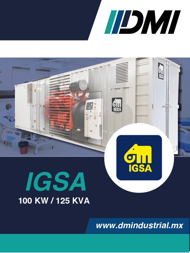 Planta Eléctrica IGSA 100 KW | PDF | Generador eléctrico | Cantidades