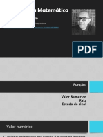 2 Slides Valor Numerico Raiz e Sinal de Uma Funcao