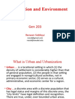 Urbanization and Environment