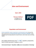 Population and Environment 