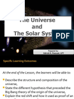 The Universe and The Solar System: Edrick R. Pascual, LPT Edrick R. Pascual, LPT