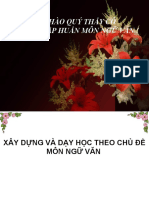 Xây Dựng Và Dạy Học Theo Chủ Đề Môn Ngữ Văn