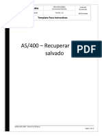 AS400 - Recuperar Un Dato Salvado