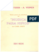 CARL ORFF Guia Practica Musica Para Ninos