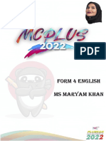 Form 4 English Ms Maryam Khan 09.01.2022