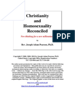 Christianity and Homosexuality Reconciled by Dr. Joseph Adam Pearson