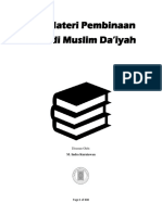 Materi Pembinaan Pribadi Muslim Daiyah