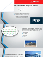 Estructuras reticuladas de plano medio: análisis y ejemplos