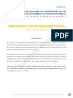 Protocolo de Formador-Tutor