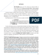 Lourenço de Toledo Taques a José Lourenço de Faria - Argumentação