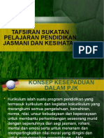 Tafsiran Sukatan Pelajaran PJK