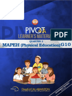 (Physical Education) : Mapeh G10