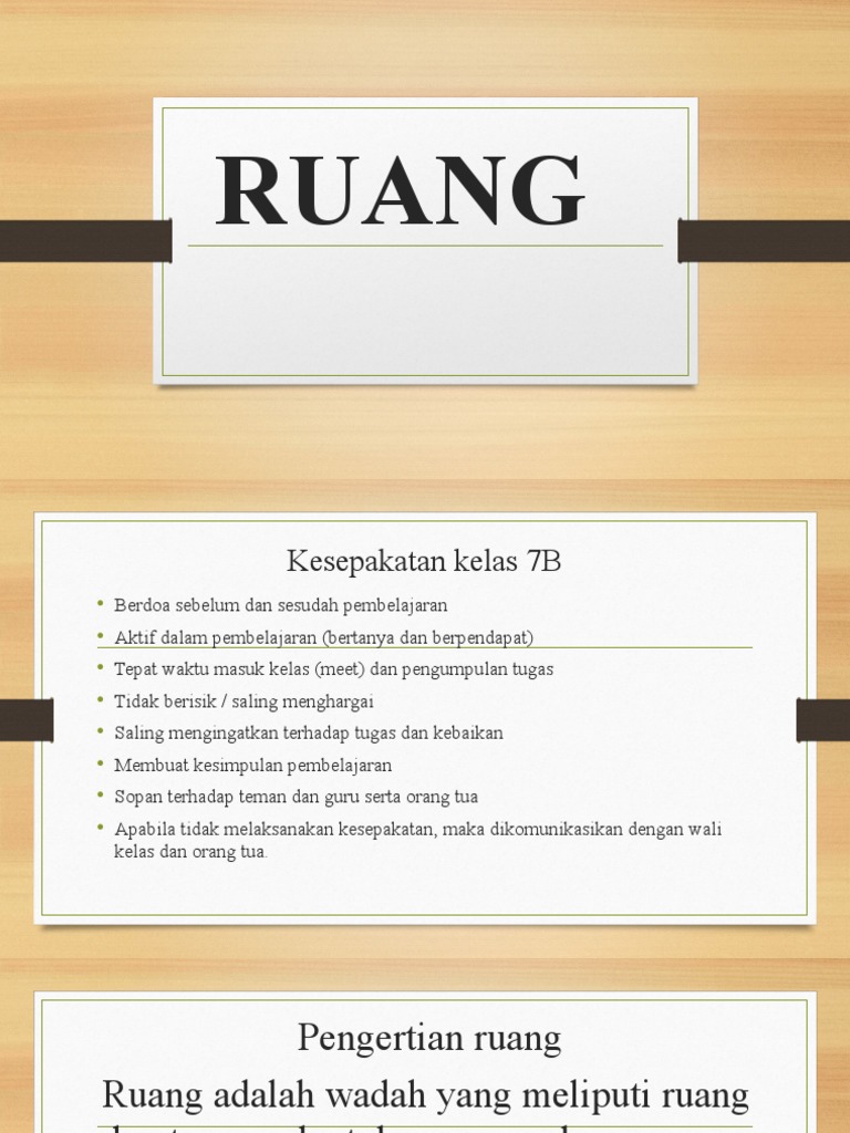 RUANG Kelas 7 | PDF