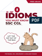 Idioms You Must Know