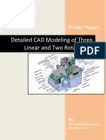 Detailed CAD Modeling of 2 Linear and 3 Rotary Axis