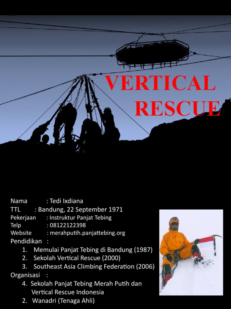 Teknik dan Sistem Vertical Rescue | PDF