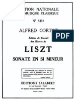 Liszt - S178 Sonata in B Minor (Cortot)