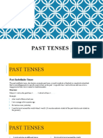 Past Tenses: by Titus Emilius Jakarta Muhammadiyah University, Faculty of Medicine
