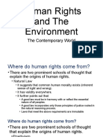 Human Rights and The Environment
