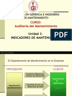 U3 Indicadores del Mantenimiento