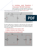 Buck - Boost Switching Mode Regulators / Switching Mode Converters / DC-DC Converters