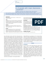 Undertreatment of People With Major Depressive Disorder in 21 Countries