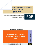 (Hirarc) : Hazard Identification, Risk Assessment & Risk Control