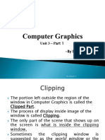 Unit 3 – Part 1 Computer Graphics Clipping