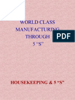 World Class Manufacturing Through 5 "S"
