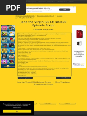 Jane the Virgin (2014) s03e20 Episode Script SS