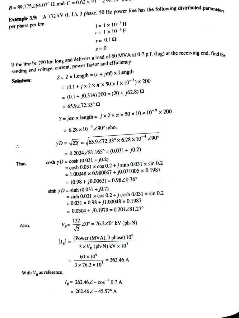 Transmission Line Performance Analysis | PDF | Electric Power ...