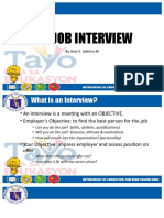 The Job Interview: by Jose S. Lubrica III