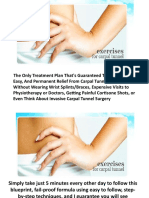 Carpal Tunnel Natural Treatment - Exercises for Carpal Tunnel