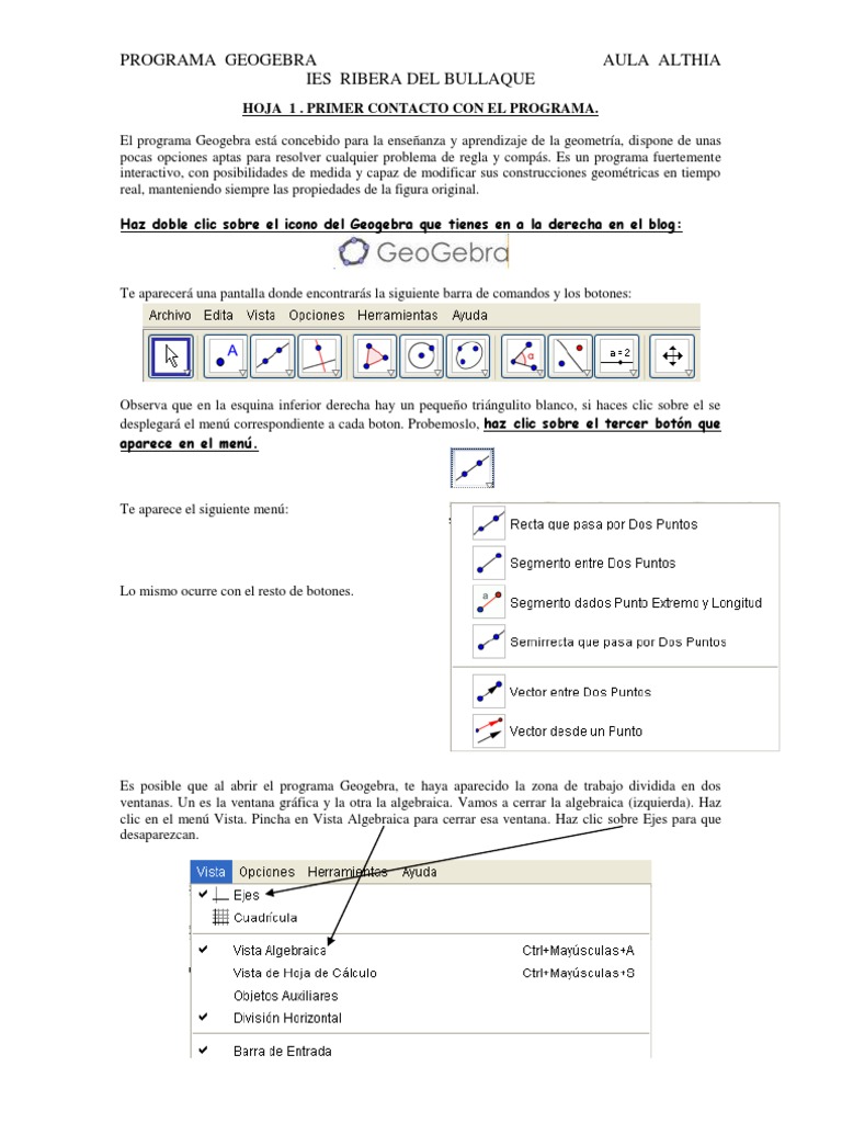 Geogebra 1 | PDF