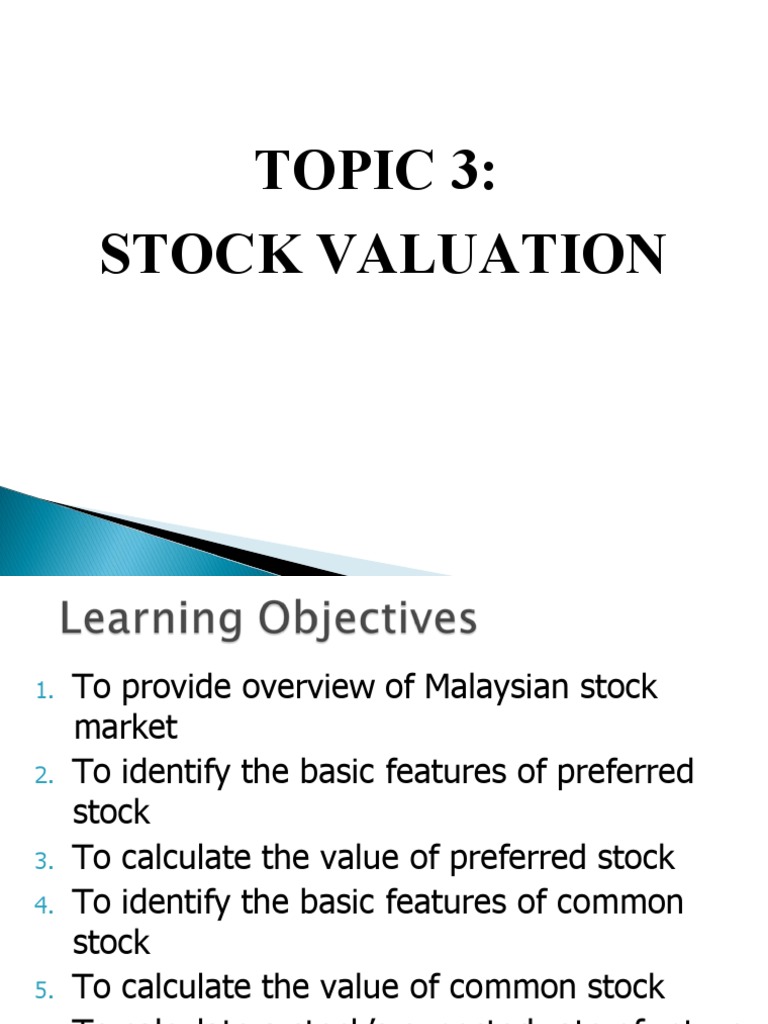 Preferred Stock Valuation Methods | PDF | Stocks | Bonds (Finance)