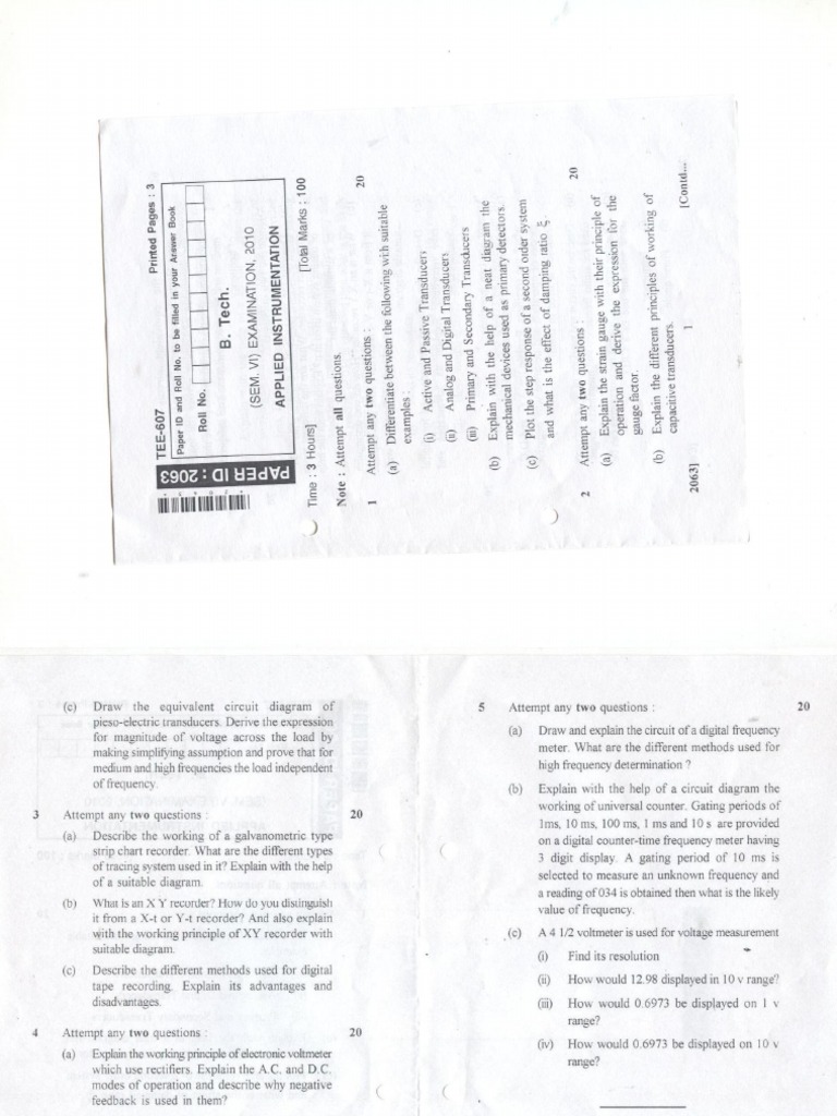 Applied Instrumentation Utu Paper