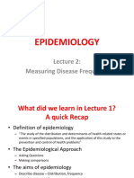 Epidemiology: Measuring Disease Frequency