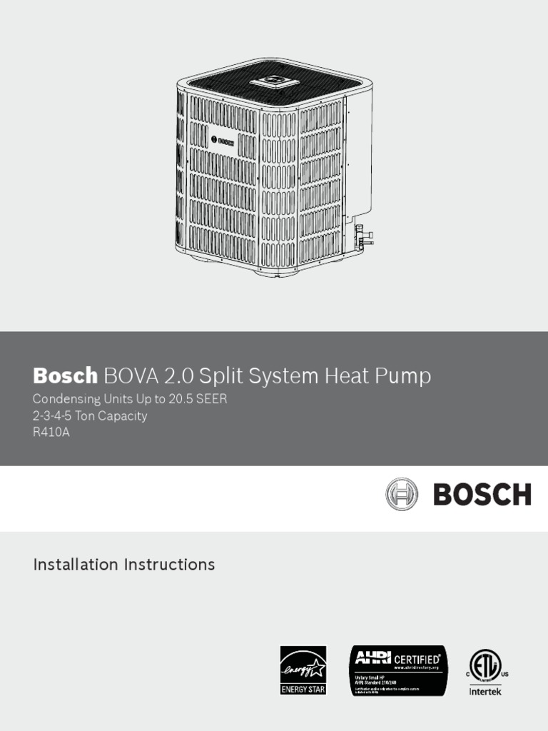 BoschBOVA - Series2.0 Manual | PDF | High Voltage | Snow