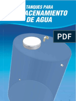 Almacenamiento de agua en tanques de fibra de vidrio