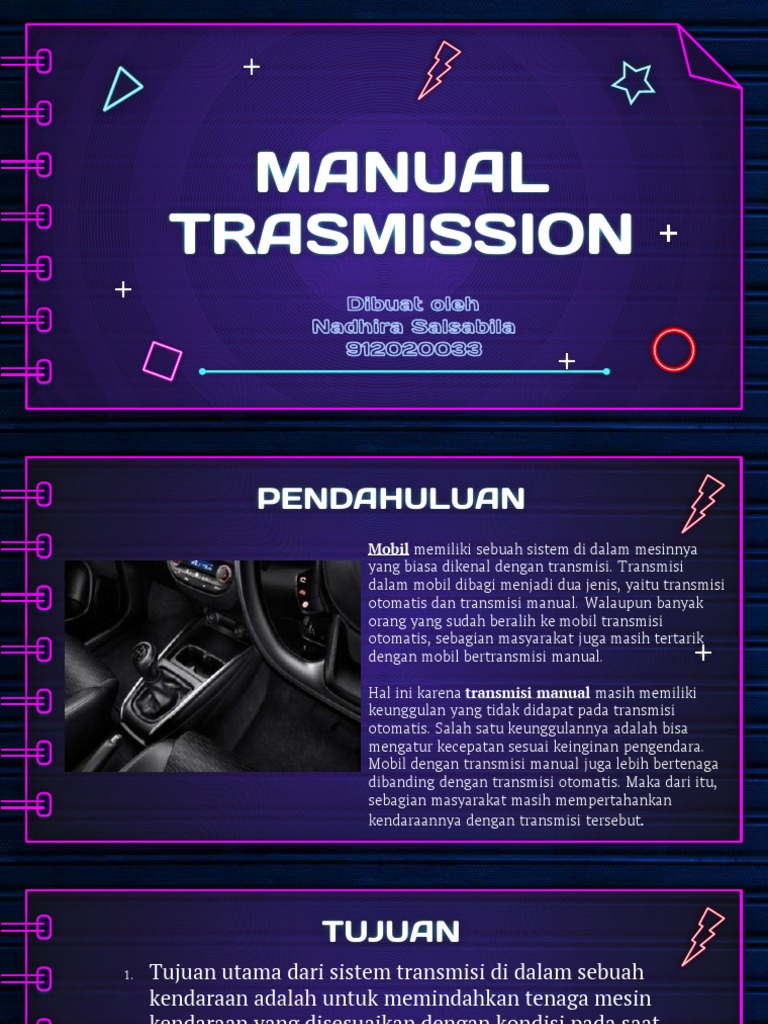Manual Transmission PDF