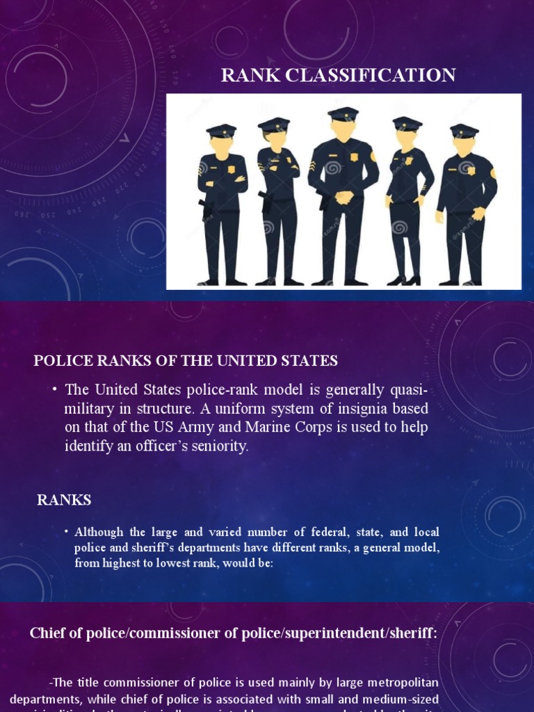 2 Police System and Police Rank in U.S | PDF | Inspector | Sergeant