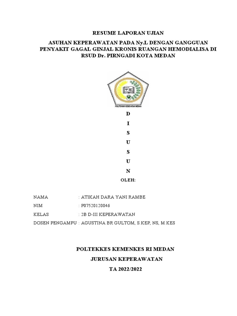 Laporan Pendahuluan HD | PDF