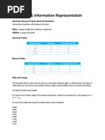 Unit 1 Information Representation