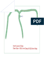 Invert Level of Drain Drain Size 550.0 MM Deep & 820.0mm Wide