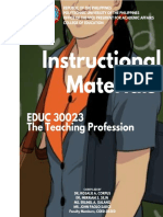 EDUC 30023 The Teaching Profession RACorpus