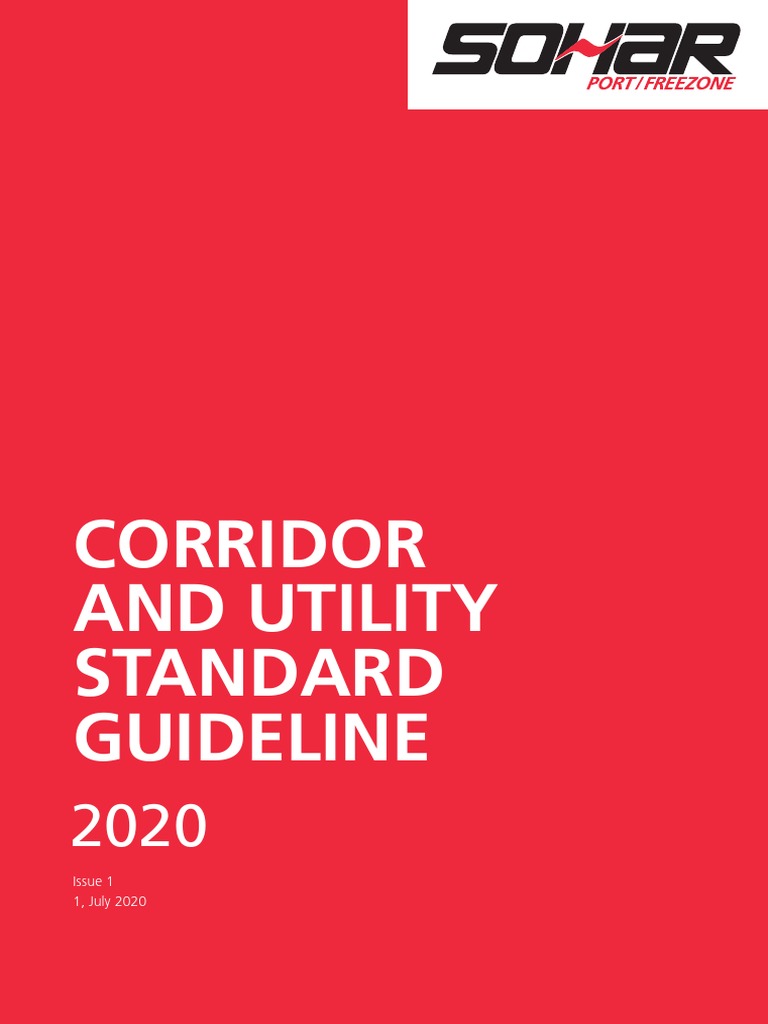 Corridor and Utility Standards Guide | PDF | Pipe (Fluid Conveyance ...