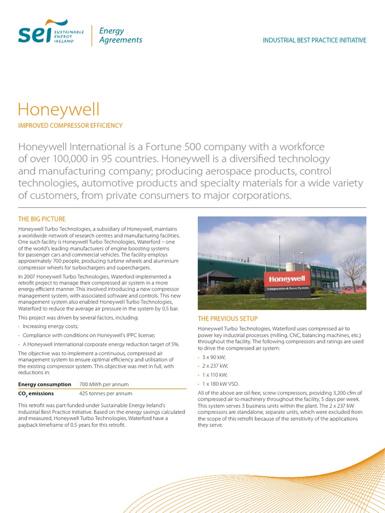 Honeywell Improved Compressor Efficiency PDF Turbocharger