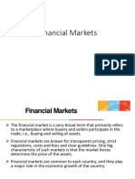 Financial Markets: An Overview