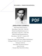 Biografi Pahlawan Nasional Johannes Leimena